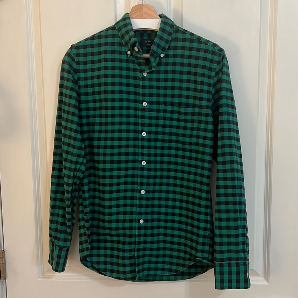 Jcrew-Oxford button down shirt